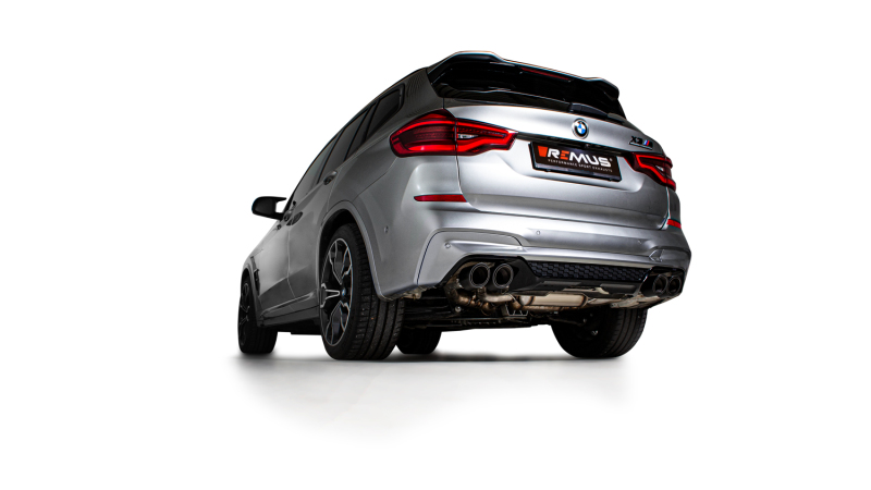 Remus 2019+ BMW X3 M Competition F97 S58 3.0L Race Axle Back Exhaust (Tail Pipes Req) - 086319 1500