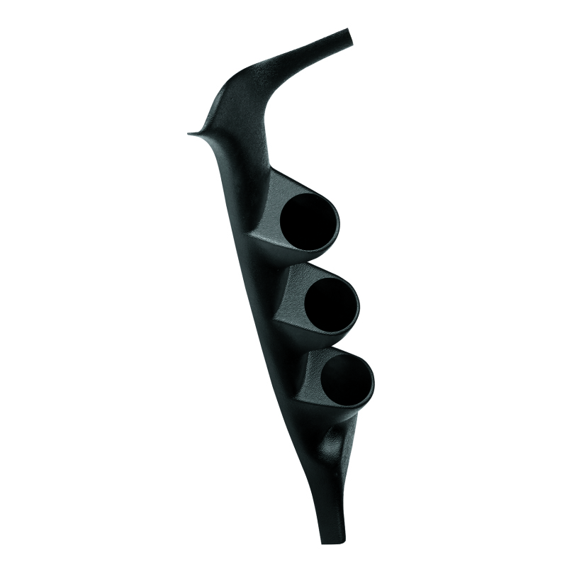 Autometer 92-97 Ford F Series (exc 97 F-150) Triple Pillar - Black - 17303