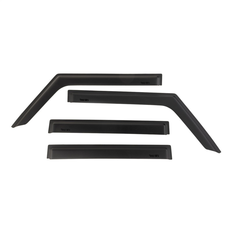 Rugged Ridge Window Visors Matte Black 18-20 Jeep Wrangler JLU/JT - 11349.17