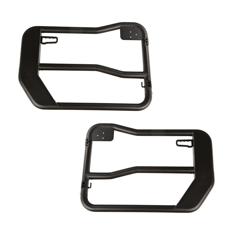 Rugged Ridge Fortis Front Tube Doors with Mirrors 18-20 Jeep Wrangler JL/JT - 11509.15