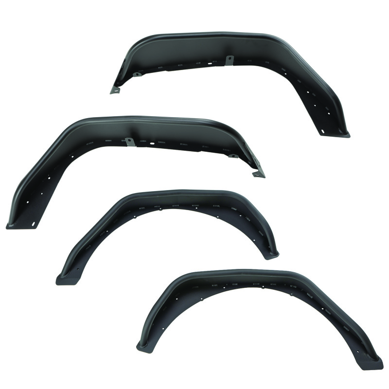 Rugged Ridge HD Steel Tube Fenders Full Set Black 18-19 JL - 11615.73