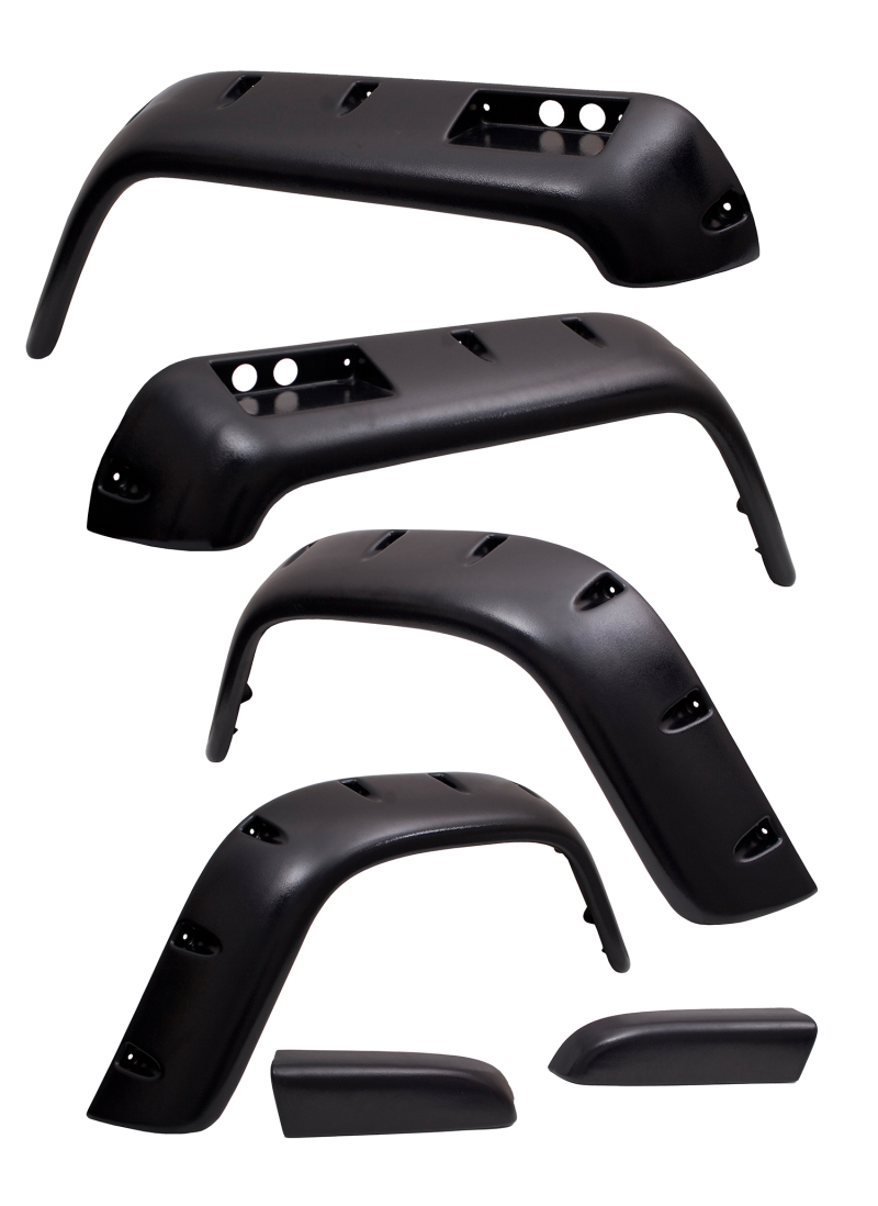 Rugged Ridge 6-Pc Fender Flare Kt 4.75-In 87-95 Jeep Wrangler YJ - 11632.20