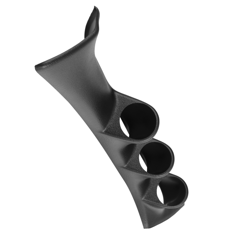 Autometer 95-99 Mitsubishi Eclipse / Eagle Talon (excl Convertible) Black Triple 52mm Pillar Pod - 22613