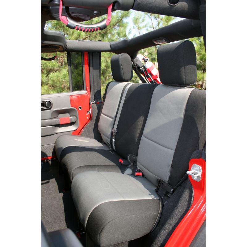 Rugged Ridge Neoprene Rear Seat Cover 07-18 Jeep Wrangler JKU - 13264.09