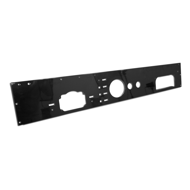 Rugged Ridge Dash Panel Pre-Cut Holes Black 76-86 Jeep CJ - 13320.11