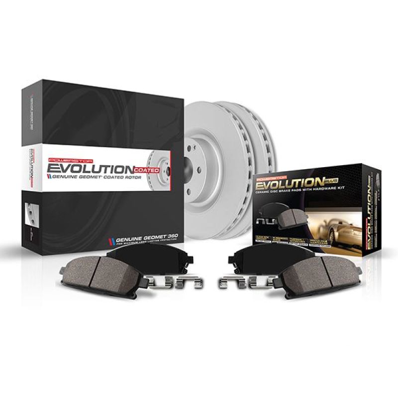 Power Stop 12-20 Jeep Cherokee Front Z17 Evolution Geomet Coated Brake Kit - CRK5957