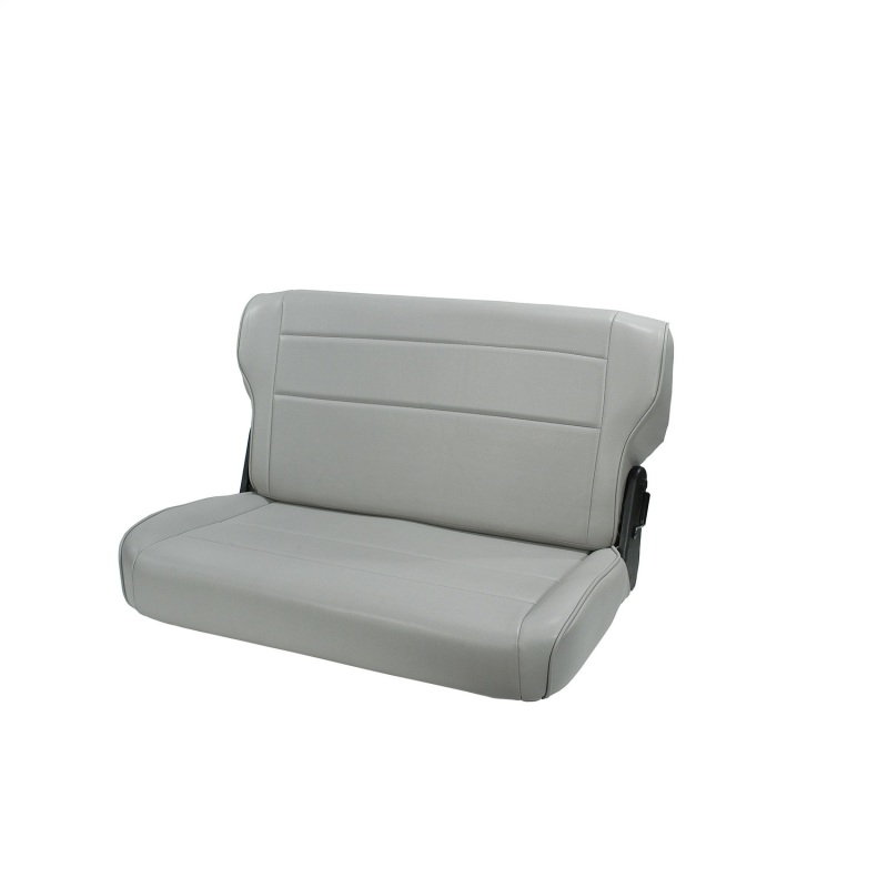 Rugged Ridge Fold & Tumble Rear Seat Gray 76-95 Jeep CJ / Jeep Wrangler - 13462.09