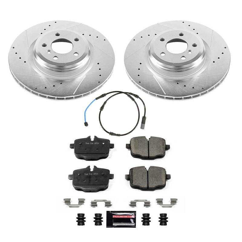 Power Stop 16-19 BMW Alpina B6 xDrive Gran Coupe Rear Z23 Evolution Brake Kit - K8775