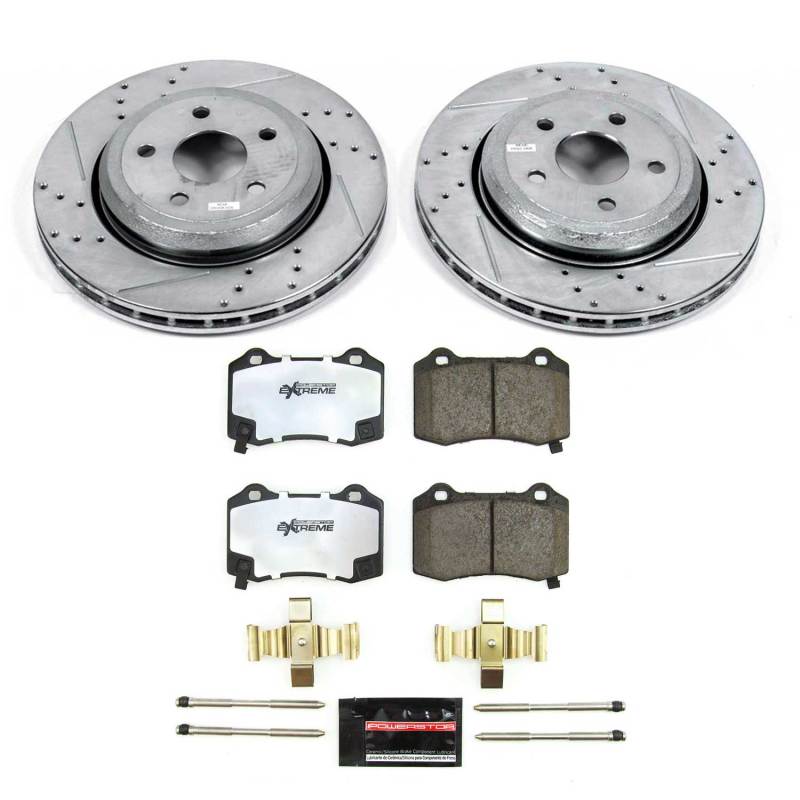 Power Stop 18-21 Jeep Grand Cherokee Rear Z36 Truck & Tow Brake Kit - K8758-36