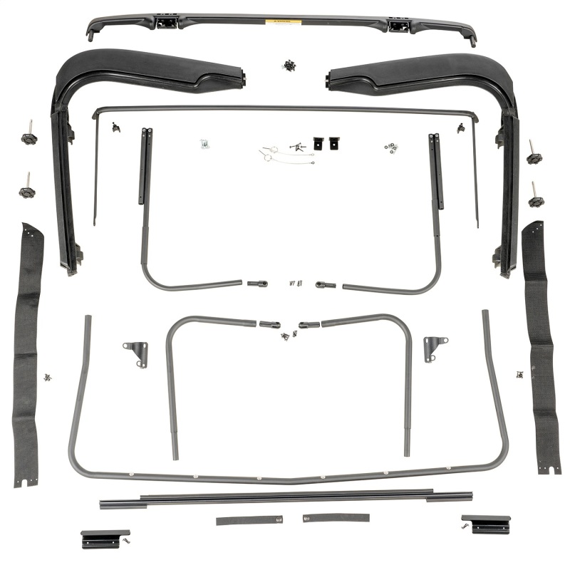 Rugged Ridge 97-06 Jeep Wrangler TJ Factory Soft Top Hardware - 13510.03