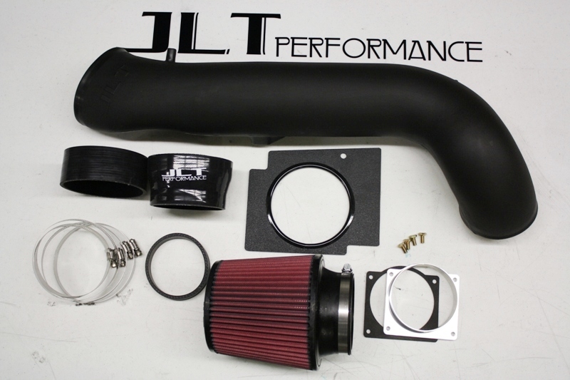 JLT 96-98 Ford Mustang SVT Cobra Black Textured Cold Air Intake Kit w/Red Filter - CAI2-FMC-9698