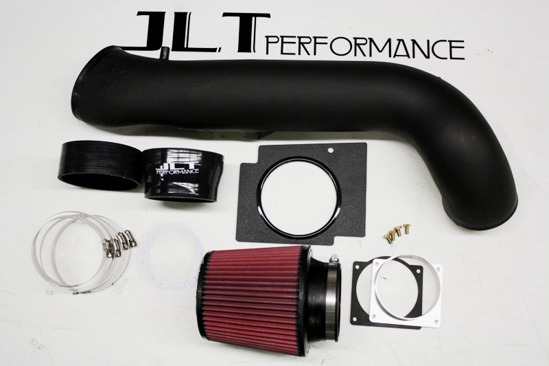 JLT 03-04 Ford Mustang SVT Cobra Black Textured Cold Air Intake Kit w/Red Filter - CAI2-FMC-0304