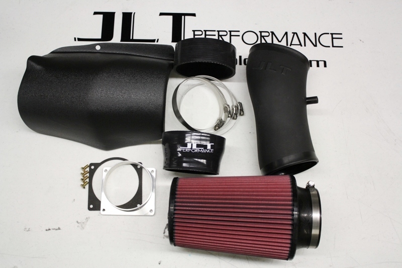 JLT 03-04 Ford Mustang SVT Cobra Black Textured Ram Air Intake Kit w/Red Filter - RAI2-FMC-0304