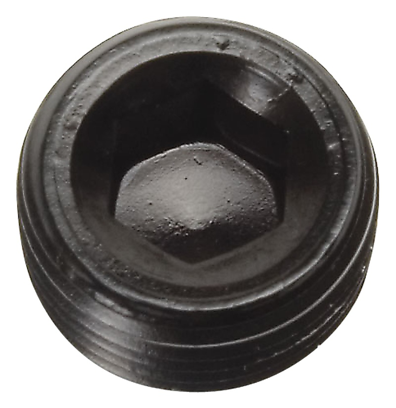 Russell Performance 1/8in Allen Socket Pipe Plug (Black) - 662033