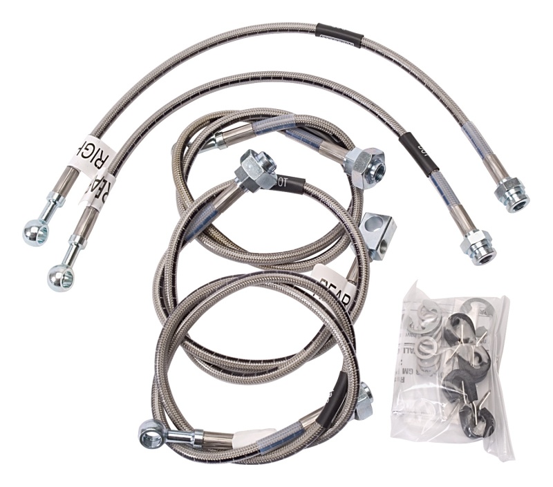 Russell Performance 01-06 GM Silverado/Sierra HD (All) (Also fits Rancho) Brake Line Kit - 695770