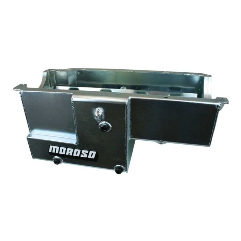 Moroso BBC Marine Full Fabricated 10in Deep Sump Oil Pan - 20034