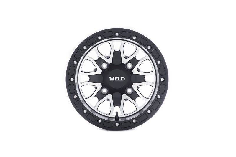 Weld UTV RF Series Raptor U501 14x10 Raptor Beadlock 4x136 5BS Satin BLK MIL - U501A0042500