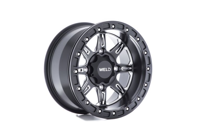 Weld UTV RF Series Cheyenne U511 15x10 Cheyenne Beadlock 4x156 5BS Satin BLK MIL - U511B0043500