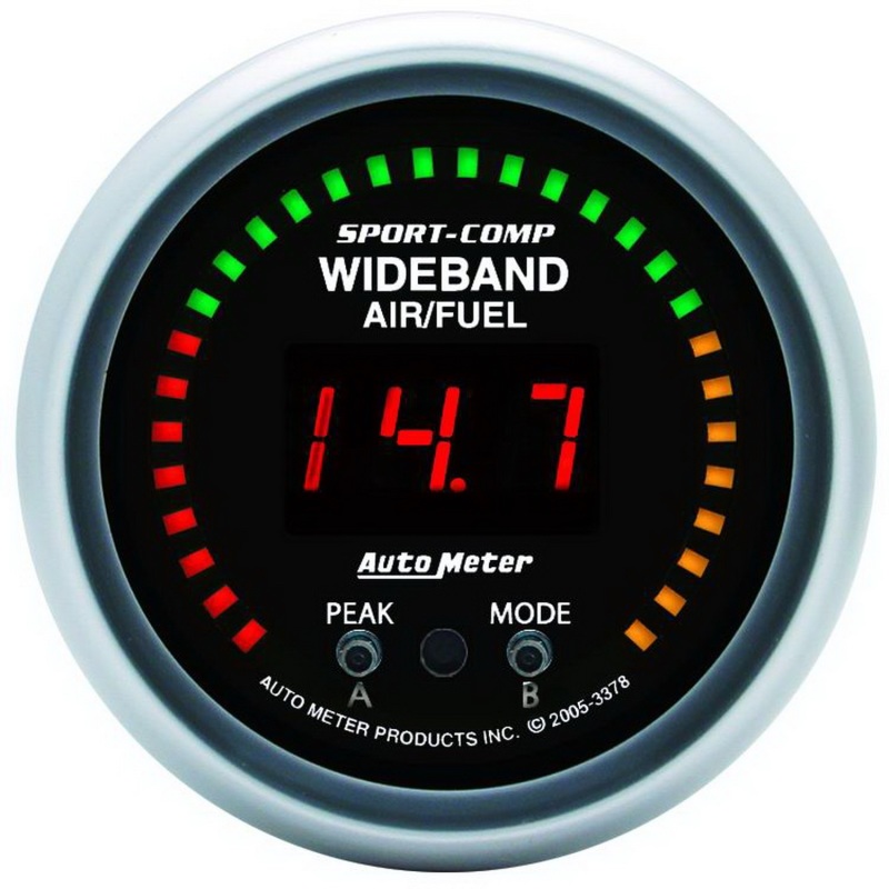 Autometer Sport-Comp 52mm Wideband Air/Fuel Gauge - 3378