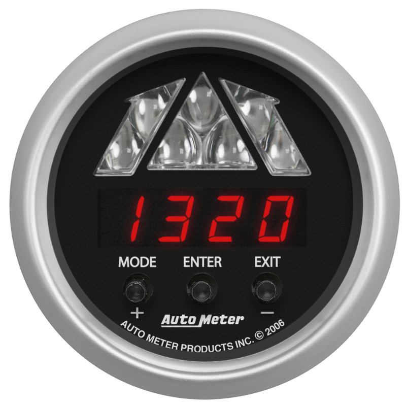 Autometer Sport-Comp 52mm 0-15k RPM Digital Pro Shift System Shift Light Level 1 - 3387