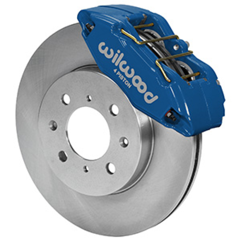 Wilwood DPHA Front Caliper & Rotor Kit Honda / Acura w/ 262mm OE Rotor - Competition Blue - 140-12996-CB