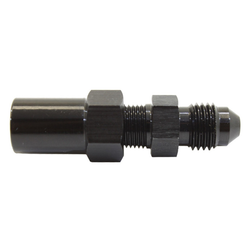 Snow Performance 1/8in NPT Female to 4AN Male Low Profile Straight Nozzle Holder - SNO-810-BRD