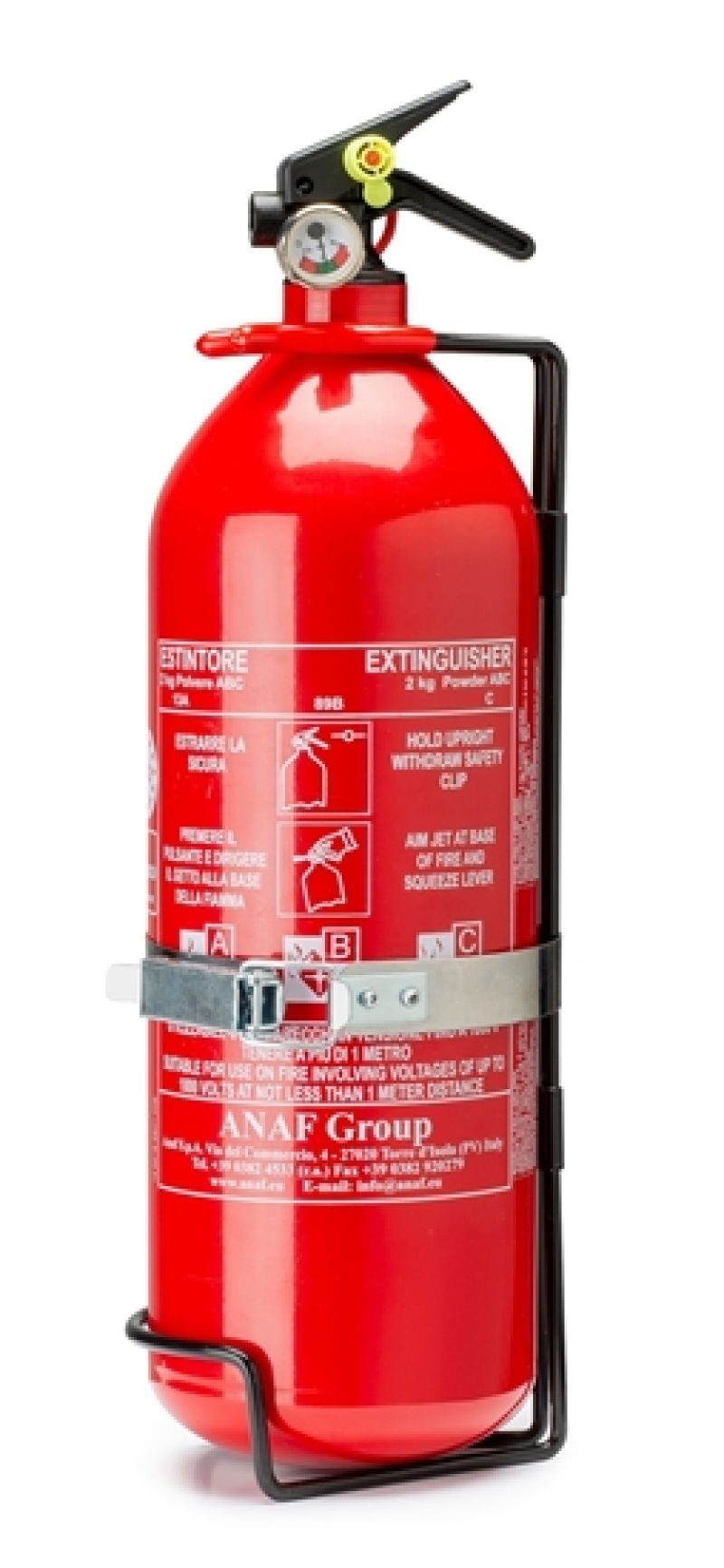 Sparco 2 Liter Handheld Steel Extinguisher - 014773BSS2