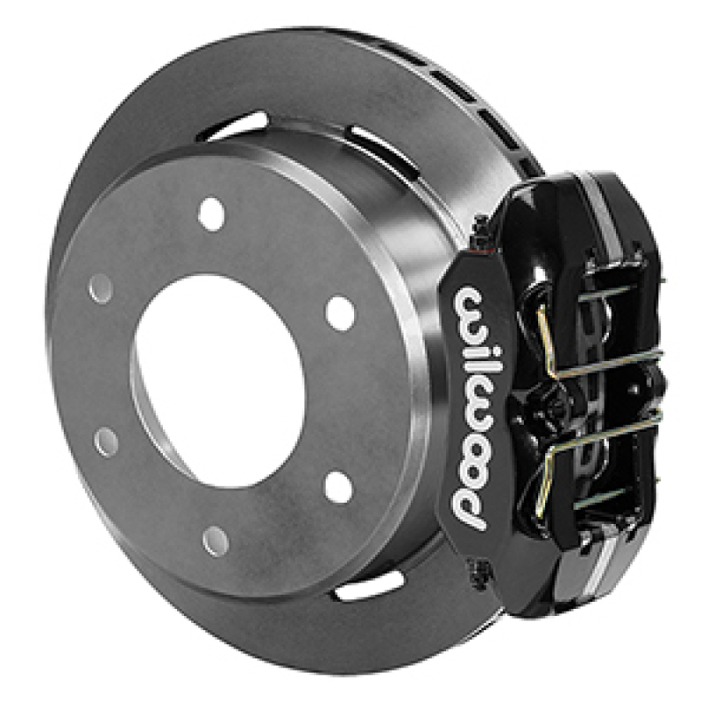 Wilwood 63-87 C10/C15 DynaPro FDPLP Black Calipers 11in x .81in Rotors 6-Lug Rear Disc Brake Kit - 140-16711