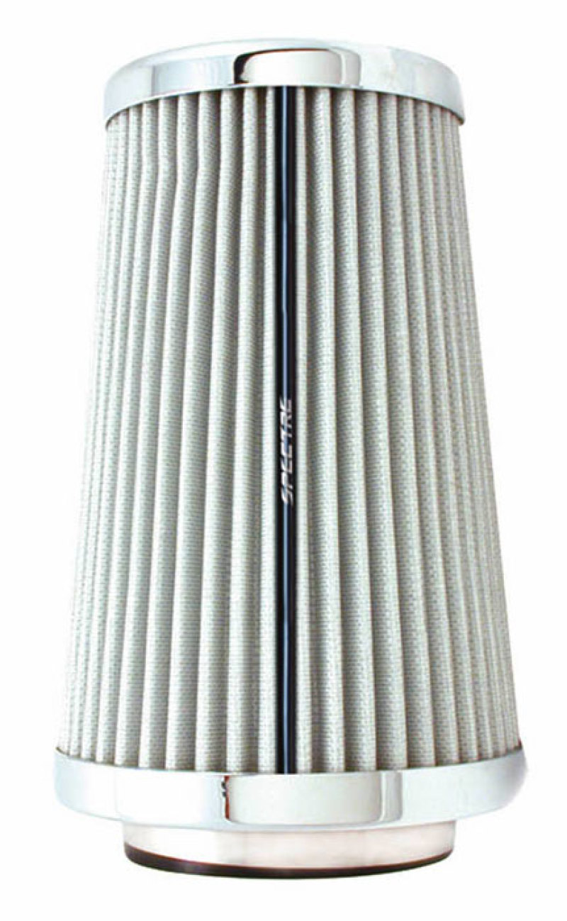 Spectre Adjustable Conical Air Filter 9-1/2in. Tall (Fits 3in. / 3-1/2in. / 4in. Tubes) - White - 9738