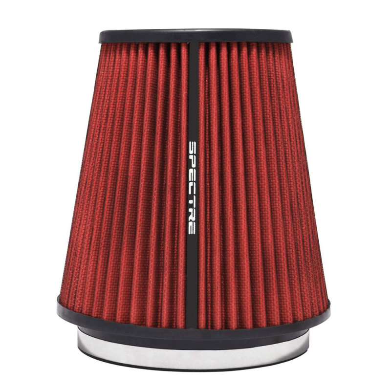 Spectre HPR Conical Air Filter 6in. Flange ID / 7.719in. Base OD / 8.5in. Tall - Red - HPR9891