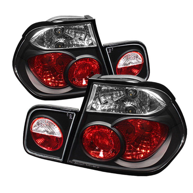 Spyder BMW E46 3-Series 99-01 4Dr Euro Style Tail Lights- Black ALT-YD-BE4699-4D-BK - 5000712