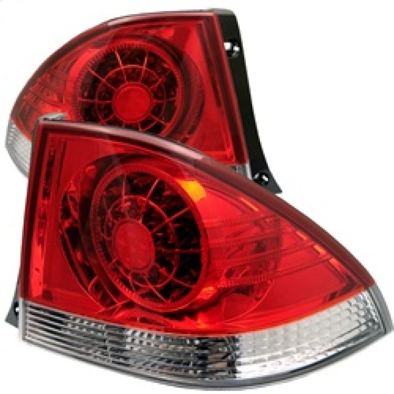 Spyder Lexus IS 300 01-03 LED Tail Lights Red Clear ALT-YD-LIS300-LED-RC - 5005823