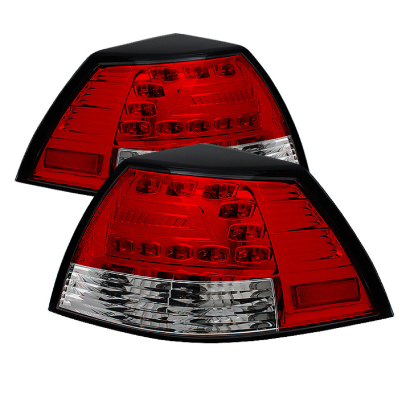 Spyder Pontiac G8 08-09 LED Tail Lights Red Clear ALT-YD-PG808-LED-RC - 5008602