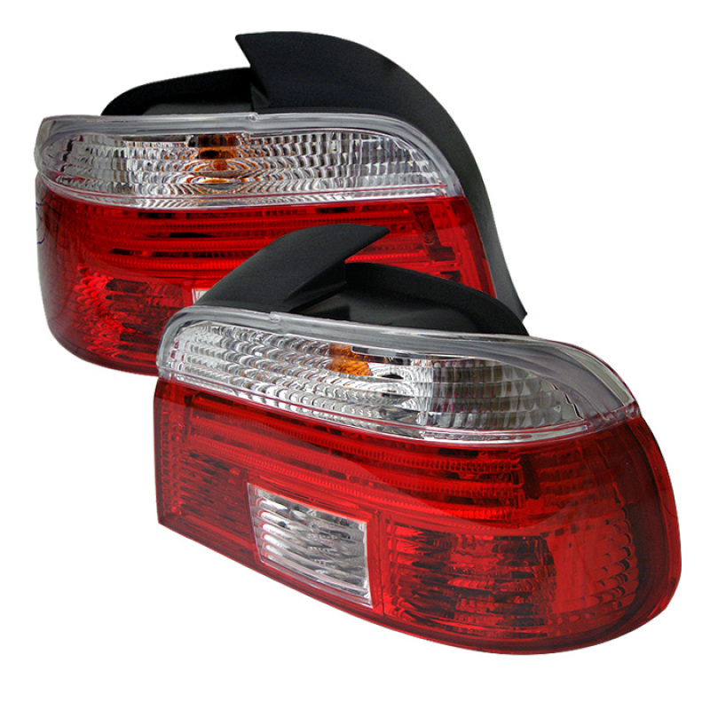 Xtune Bmw E39 5-Series 97-00 Tail Light Red Clear ALT-CI-BE3997-RC - 5020574