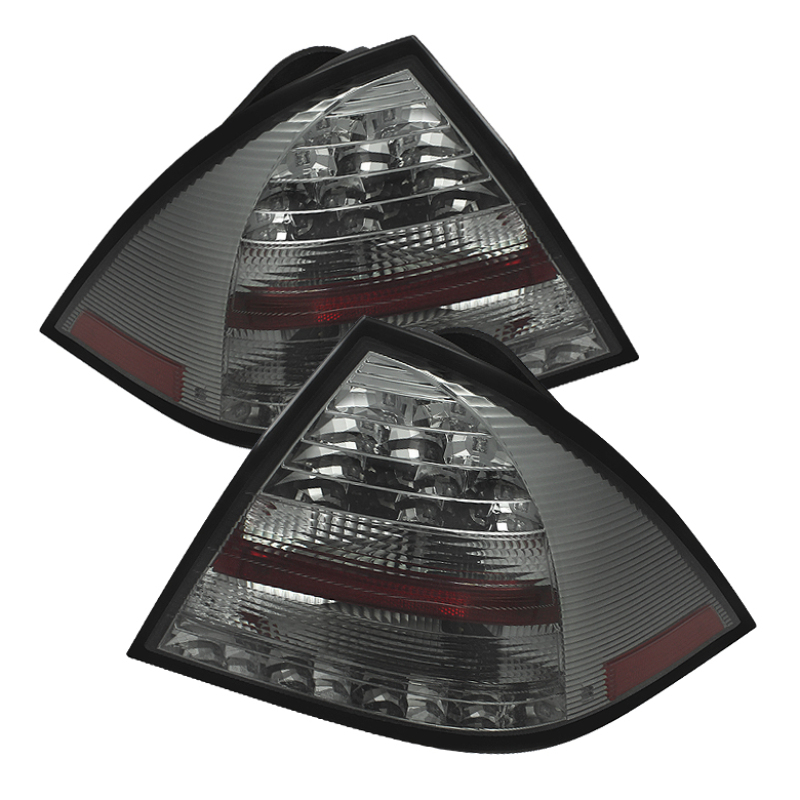 Spyder Mercedes Benz W203 C-Class 05-07 4DR Sedan LED Tail Lights Smoke ALT-YD-MBZC05-LED-SM - 5069986