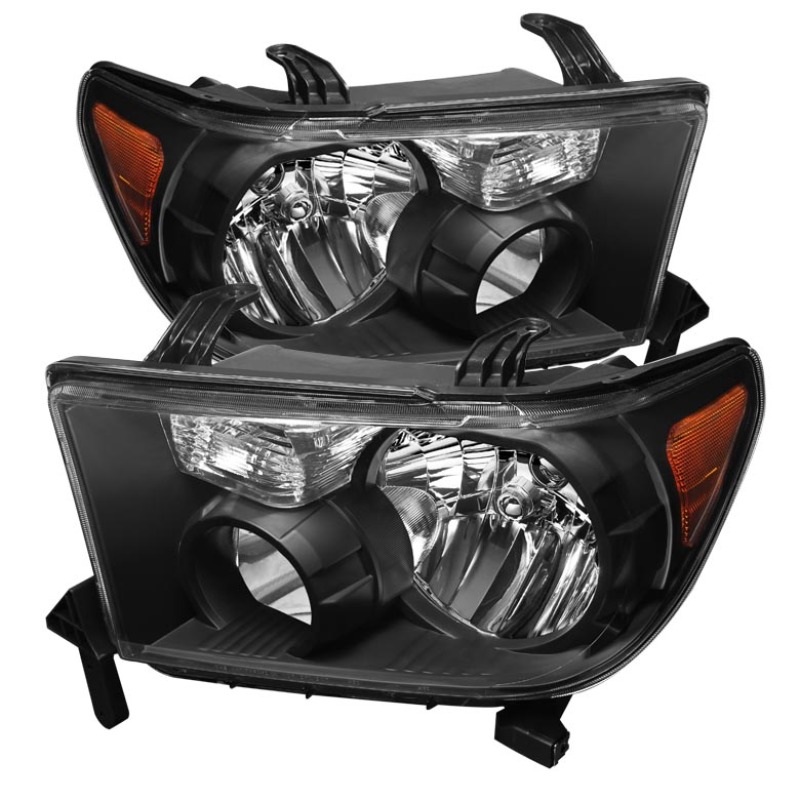 Xtune Toyota Tundra 07-13 / Toyota Sequoia 08-13 OEM Style Headlights Black HD-JH-TTU07-AM-BK - 5077127