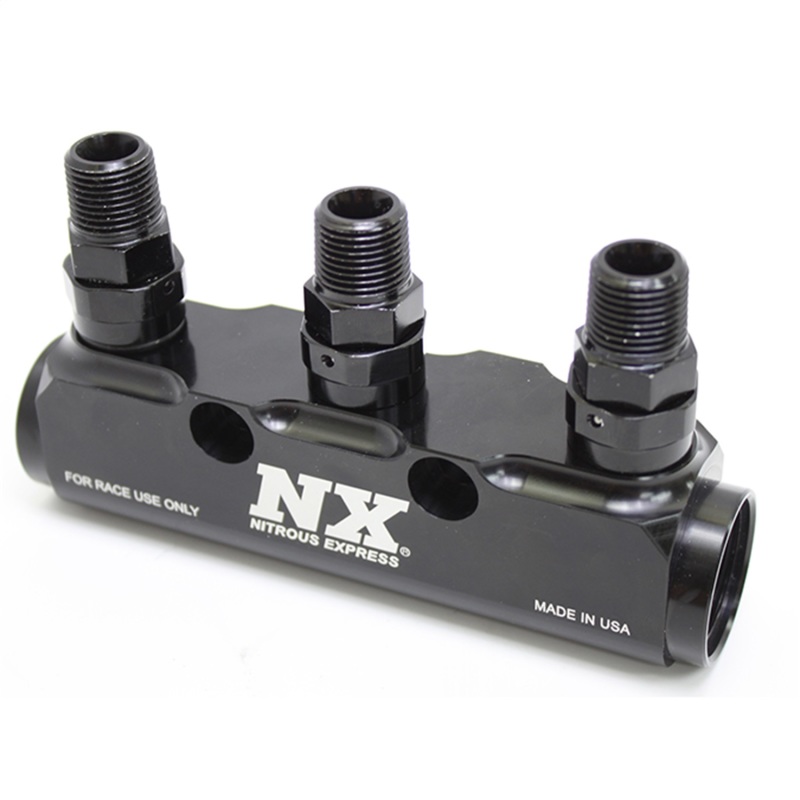 Nitrous Express Fuel Log 3 Port w/ Fittings - 15843