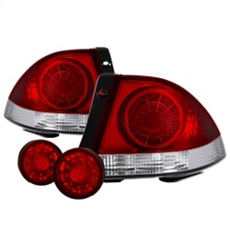 Spyder 01-03 Lexus IS300 LED Tail Lights - Red Clear ALT-YD-LIS300-LED-SET-RC - 5085061