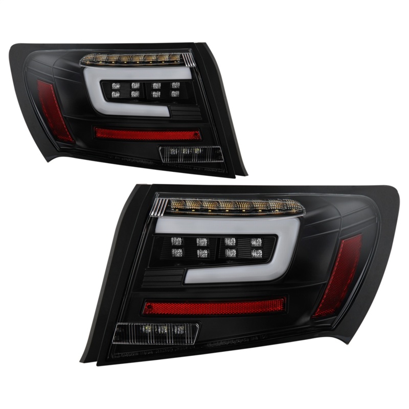 Spyder 08-11 Subaru Impreza WRX 4DR LED Tail Lights - Black ALT-YD-SI084D-LED-BK - 5087966