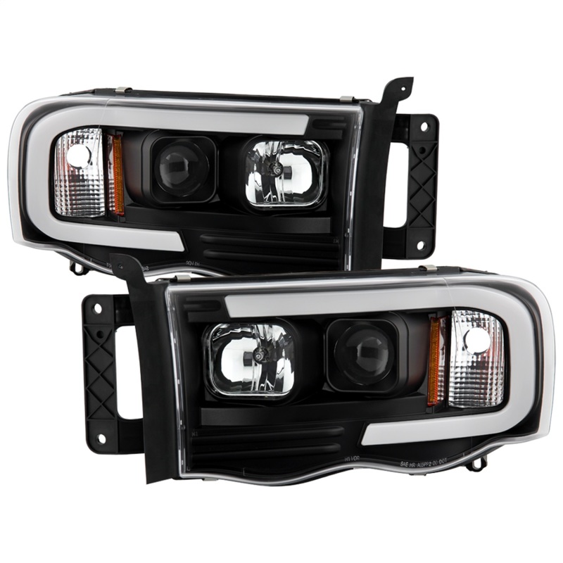 Spyder Dodge Ram 1500 02-05/Ram 2500/3500 03-05 High-Power LED Headlights - Black PRO-YD-DR02V2PL-BK - 5088079