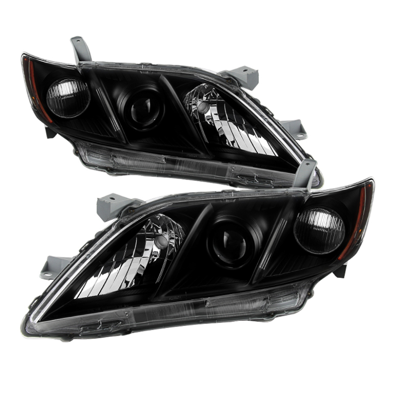 Xtune Toyota Camry 07-09 OEM Style Headlights Black HD-JH-TCAM07-AM-BK - 9029752