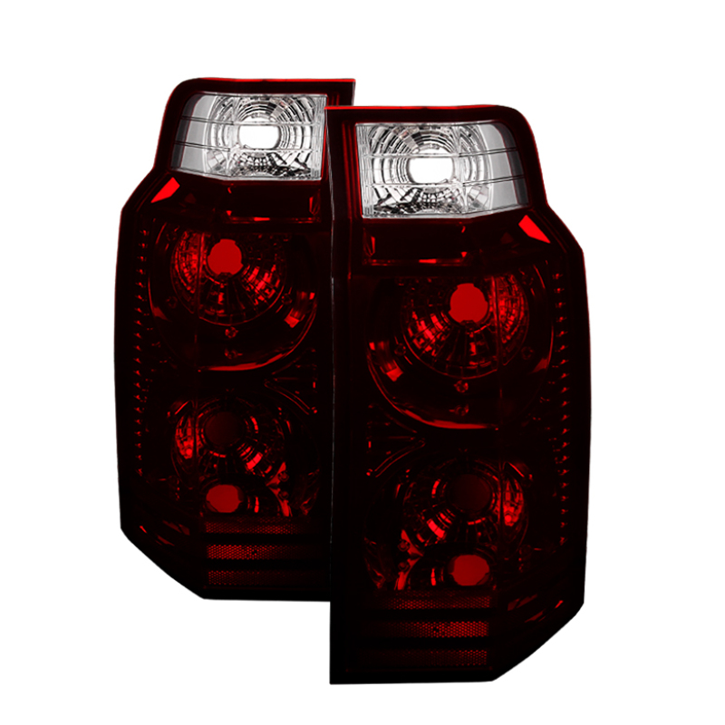 Xtune Jeep Commander 06-10 OEM Style Tail Lights -Red Smoked ALT-JH-JCOM06-OE-RSM - 9031250