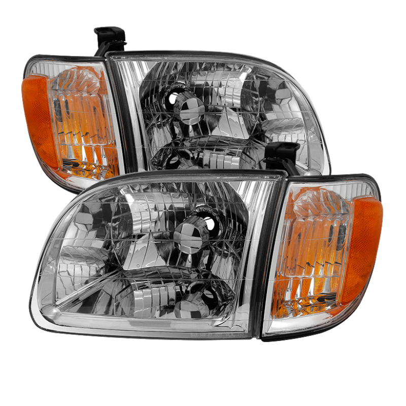 Xtune Toyota Tundra Regular/Access 00-04 OEM Style Headlights & Corner Lights HD-JH-TTUN00-AM-C - 9033315