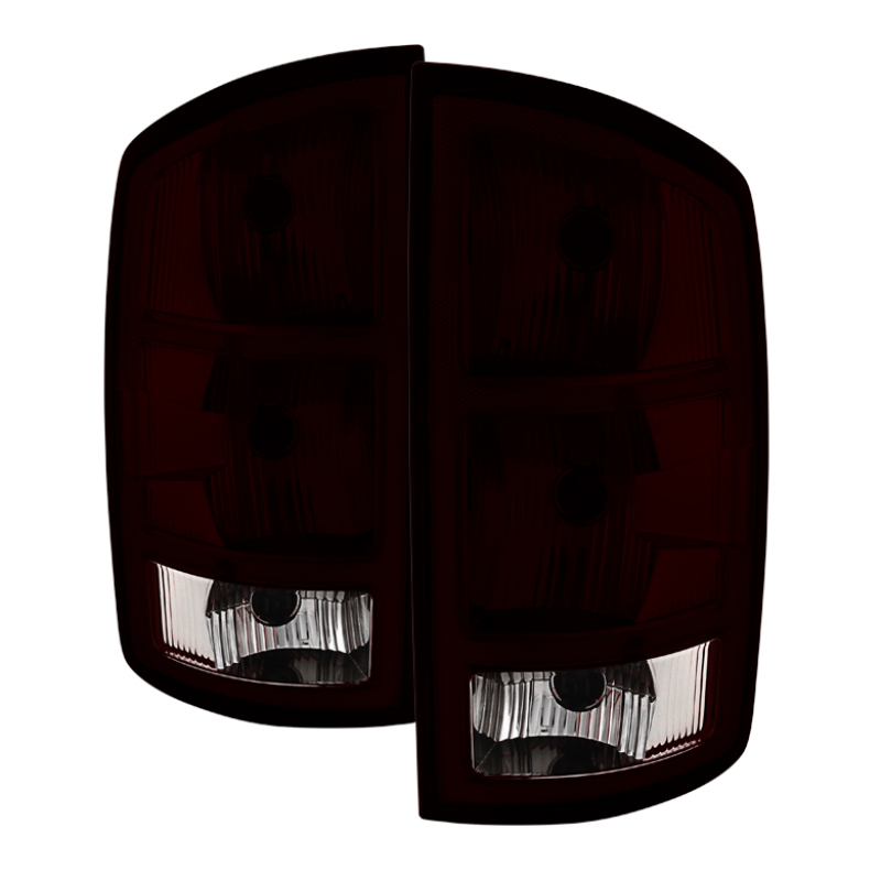 Xtune Dodge Ram 1500 02-06 / Ram 2500 3500 03-06 OEM Style Tail Lights Red Smoked ALT-JH-DR02-OE-RSM - 9033551