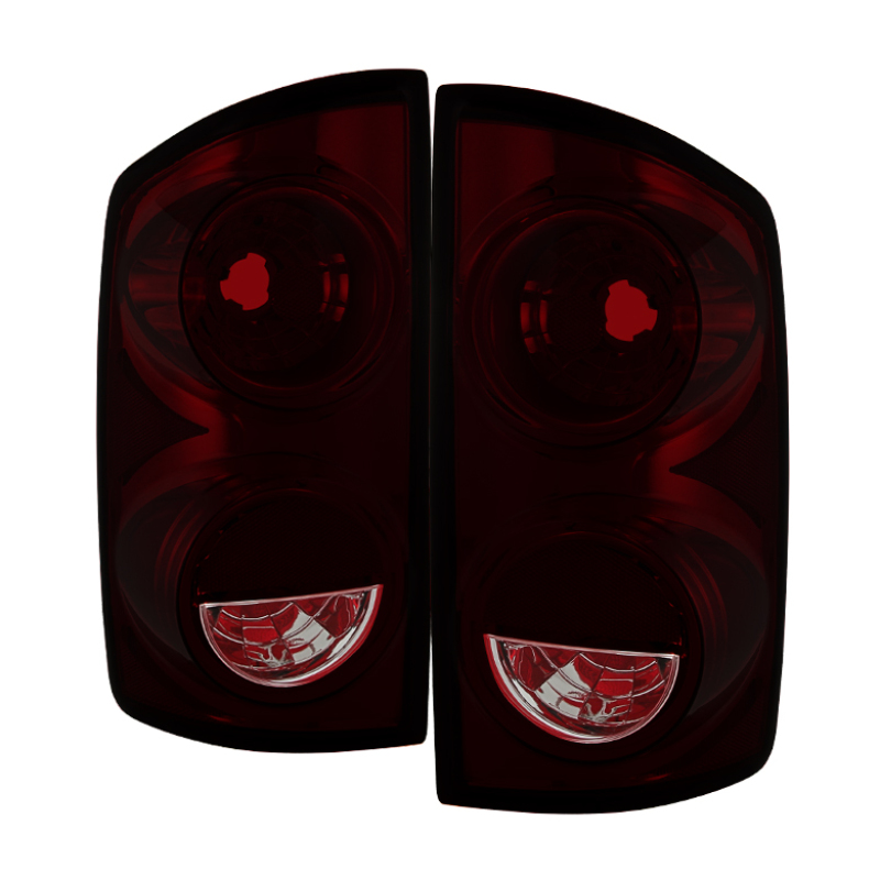 Xtune Dodge Ram 1500 07-08 OEM Style Tail Lights -Red Smoked ALT-JH-DR07-OE-RSM - 9034039