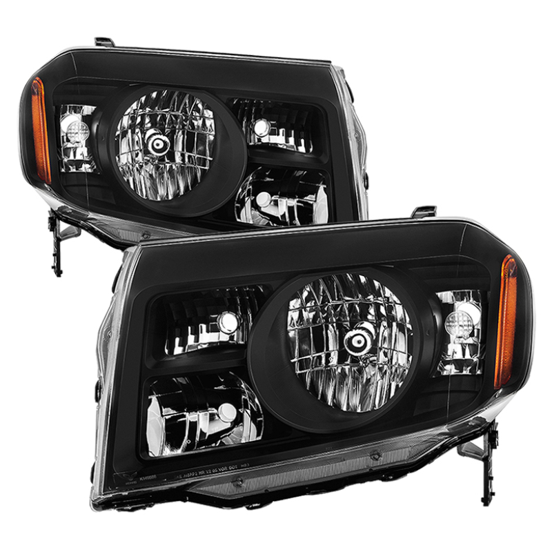 xTune Honda Pilot 2009-2011 OEM Style Headlights - Black HD-JH-HPIL09-AM-BK - 9035371