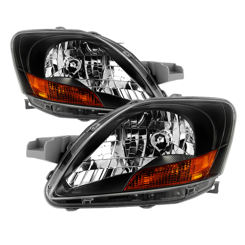 xTune Toyota Yaris Sedan 06-12 OEM Style Headlights - Black HD-JH-TYA06-AM-BK - 9036040