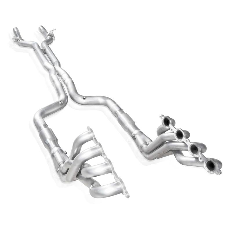 Stainless Works 2016-18 Camaro SS Headers 1-7/8in Primaries 3in High-Flow Cats X-Pipe AFM Delete - CA16HCATST
