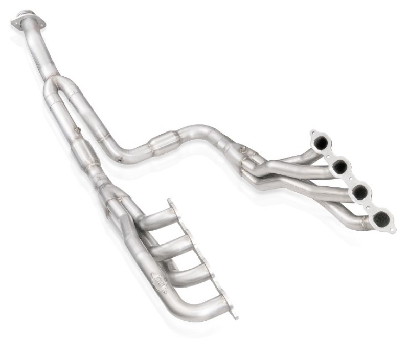 Stainless Works 2020-21 Silverado HD 6.6L 1-7/8in Long Tube Header Kit Factory Connect - CT220HSTCATY