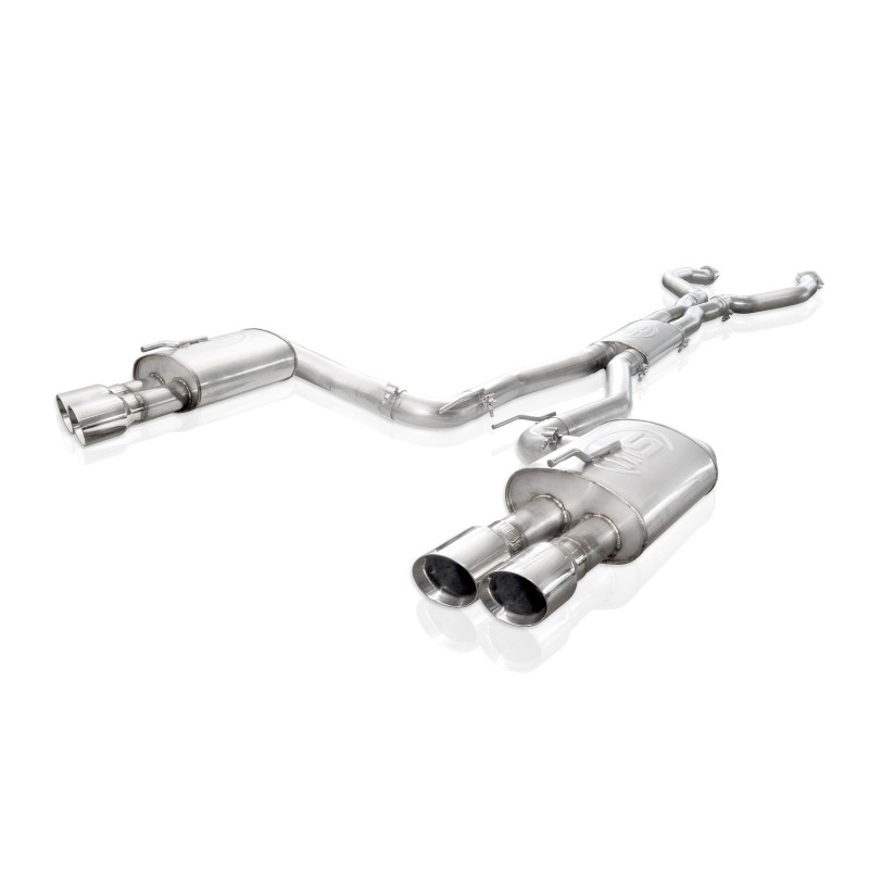 Stainless Works 2008-09 Pontiac G8 GT 3in Catback Systemt X-Pipe Turbo Chambered Muffler 3.5in Tips - PG8CBFC